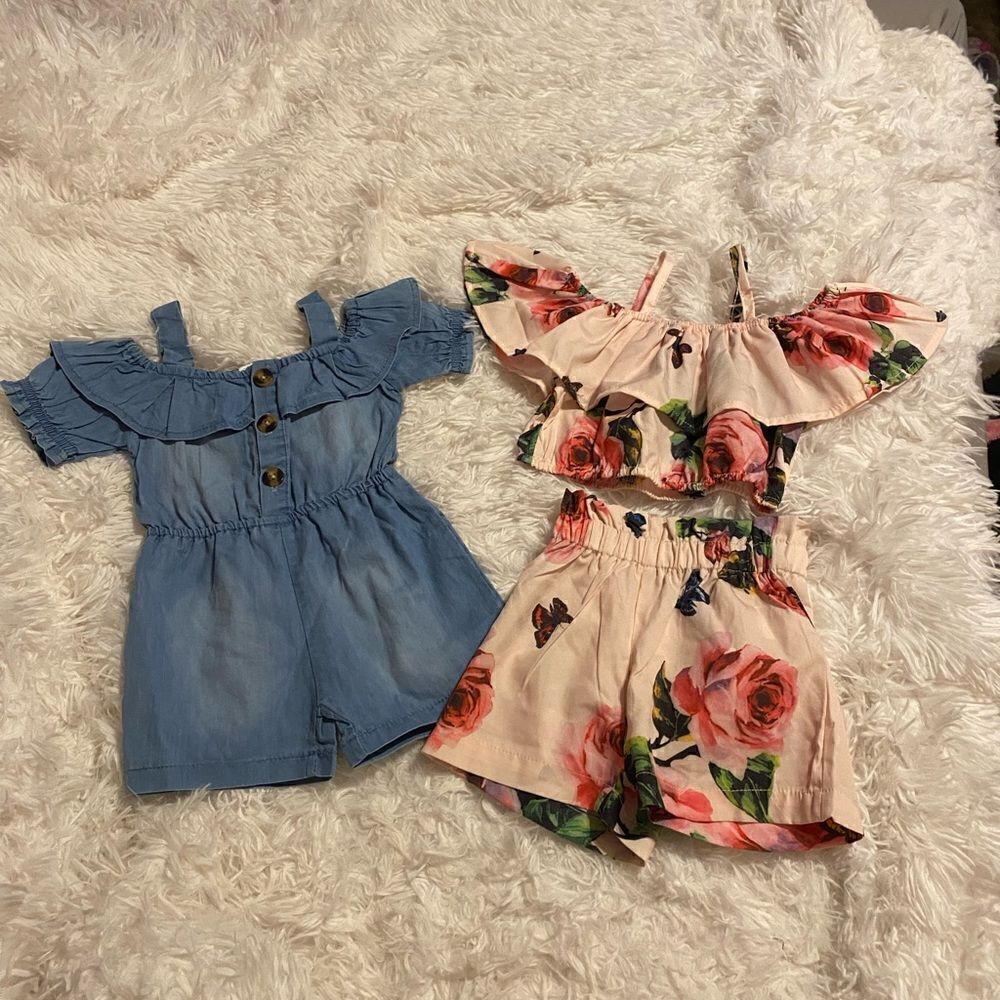 (2) PatPat 6-9M Baby Girl Outfits